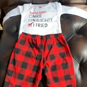Brand new baby girl pajama set